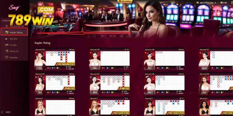Baccarat 789WIN - Mỗi ván cược là một cơ hội chiến thắng Nhanh tay lựa chọn trò chơi Baccarat để giải trí